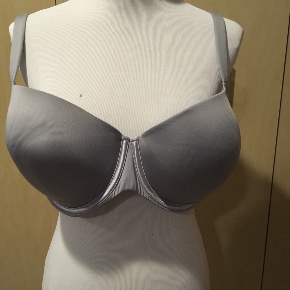 Cacique Gray Smooth Medium Coverage Bra